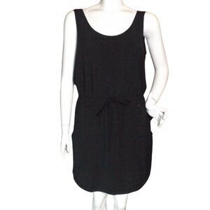 TOMMY BAHAMA Romper/Dress, M, Black, Islandzone, Shorts, Sleeveless, Drawstring